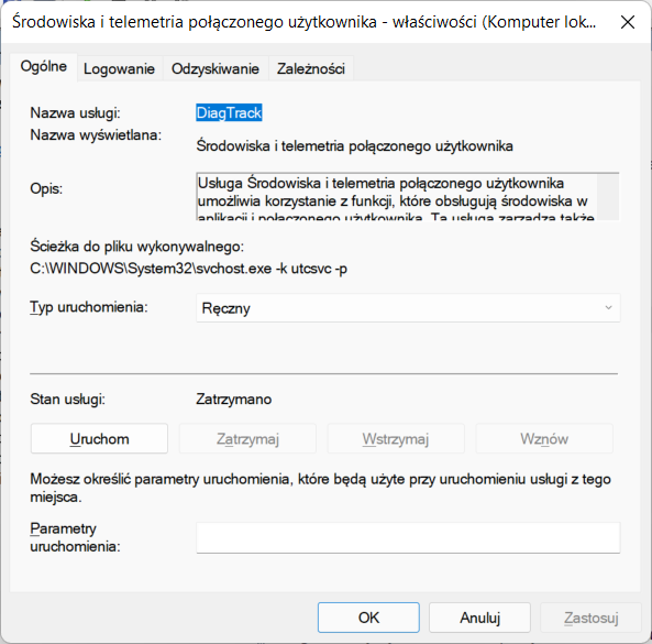 telemetria w Windows 11